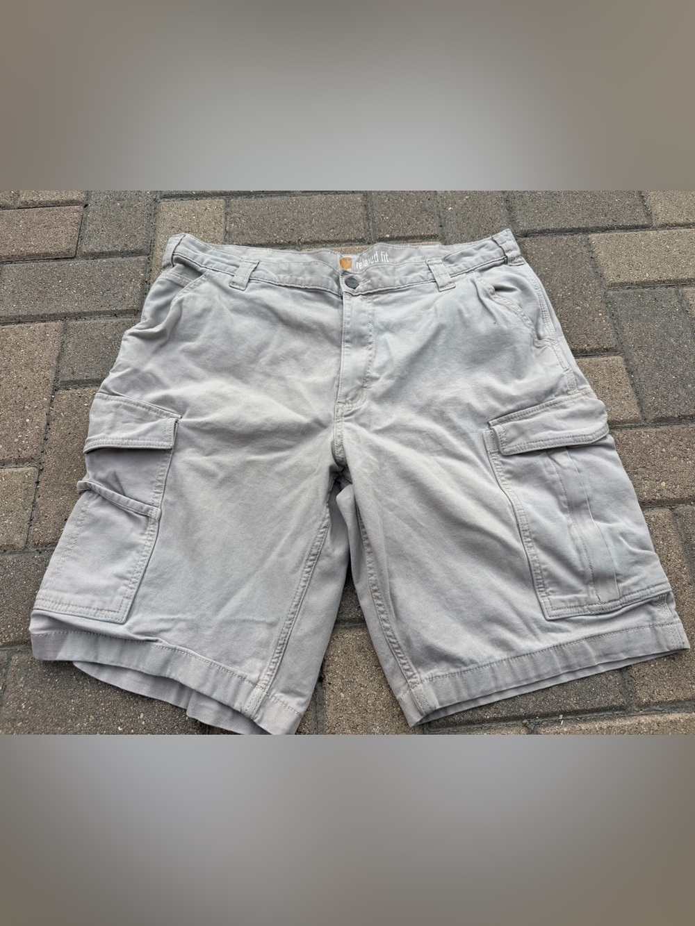 Carhartt Men's Cargo Shorts - Light Gray